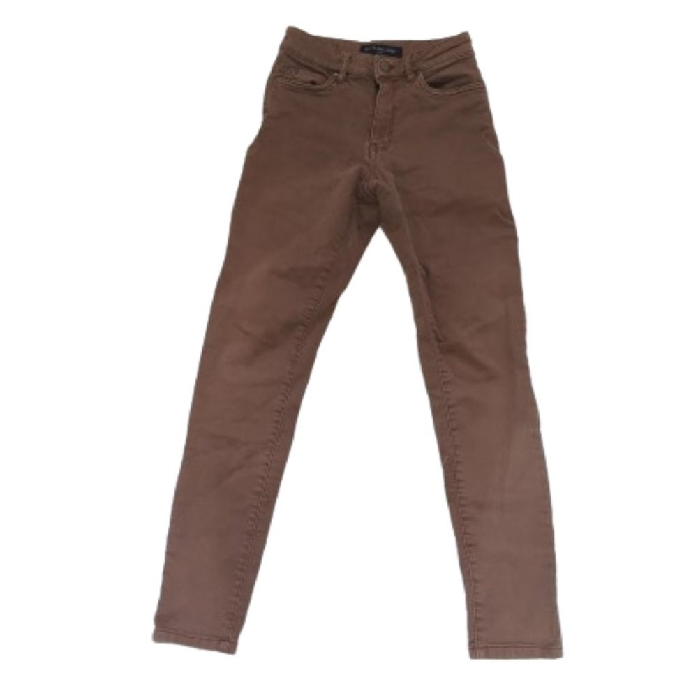 ---  Rosy Brown Tan Denim Skinny Jeans Size 29 / 6